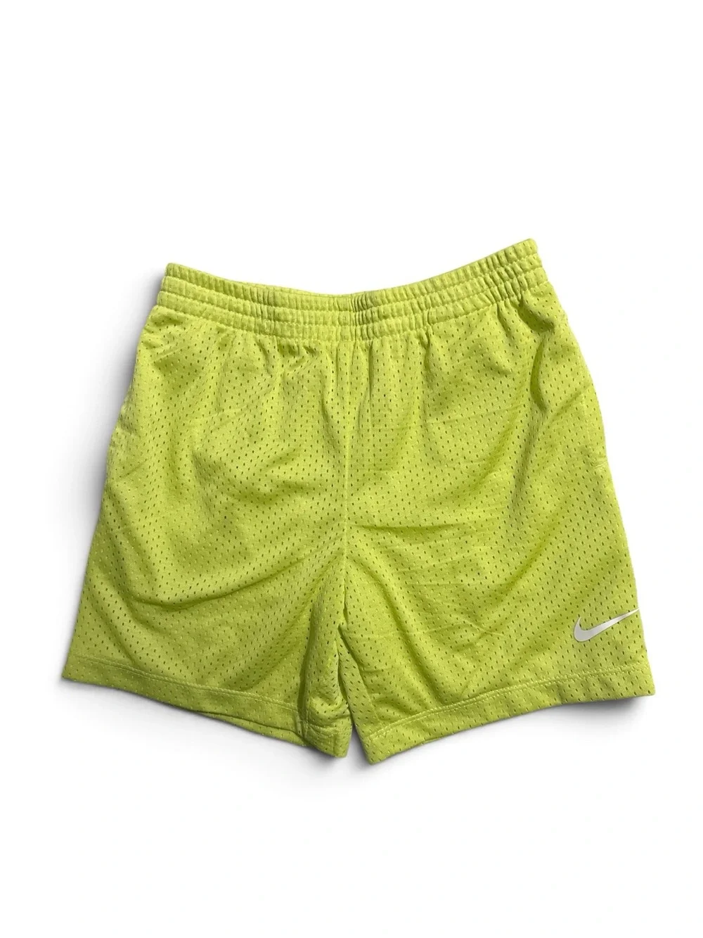 3T NIKE DRI-FiT Mesh Lt Lemon Twist Short With Pockets